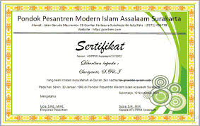 Sertifikat piagam penghargaan dan keikutsertaan juga bisanya diberikan pada acara lomba tidak perlu menggunakan jasa desain untuk membuat sertifikat penghargaan dan pelatihan seperti ini. Contoh Piagam Khotmil Qur An Sertifikat Tamat Mengaji