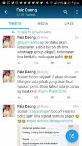 Ini kerana soalan spm tahun semasa akan diambil dari soalan spm 5 tahun ke belakang. Khabar Angin Kertas Soalan Sejarah 2 Bocor Tidak Benar Kamalanathan Semasa Mstar