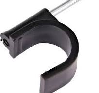 Raindrip R395CT Support Clamp for 1/2-Inch - 5/8-Inch Tubing, 3-Pack, for  Drip Irrigation Supply Tubing, Dripline, Drip Systems, Black