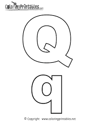 Alphabet Letter Q Coloring Page A Free English Coloring Printable Lettering Alphabet Alphabet Worksheets Free Lettering