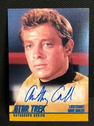 Anthony Call as LIEUTENANT Dave Bailey STAR TREK TOS Season 1 AUTOGRAPH  Card #A8
