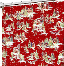 Any person from any profession will get excited and thrilled by the difference that curtain brings to your house decor. Extra Long Shower Curtain Rustic Shower Curtain Farmhouse Shower Curtain Red Christmas Shower Curtains For Bathroom Decor Fabric Shower Curtain 84 Inch Buy Online At Best Price In Uae Amazon Ae