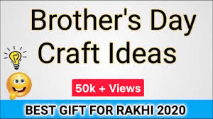 Trying to choose gift ideas for your brother's 30th birthday, that means more to him than anything else, makes it a little more difficult. 4 Brother S Day Easy Craft Ideas Friendship Day Gift Ideas Handmade Paper Crafts Diy Youtube