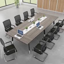 I think it looks even better in person. Office Furniture Latest Modern Design Desk 8 10 Person Conference Table On Buildmost