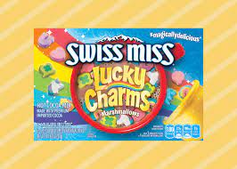 This Magically Delicious Hot Cocoa Has Lucky Charms Marshmallows Lucky Charms Marshmallows Hot Cocoa Mixes Cocoa Mix