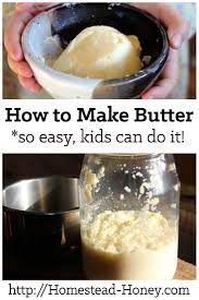 How To Make Butter In A Jar With Kids Recipe Homemade Butter Making Butter Recipes