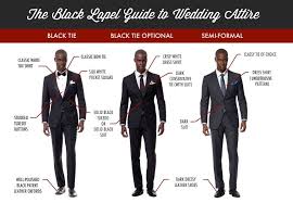 Formal To Semi Formal Mens Wedding Attire Wedding Guest Men Black Tie Attire
