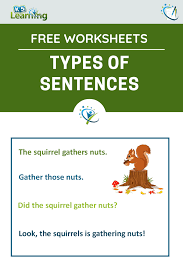 To make sure that you understand the correct answers, our answer keys offer simple explanations as well as handy tips and tricks. Types Of Sentences K5 Learning