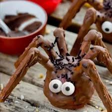 Gateau Araignee Au Chocolat Pour Halloween Gateau Halloween Sucreries D Halloween Petit Gateau Au Chocolat