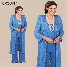 Vintage Blue Lace Mother Of The Bride Dresses For Wedding Pant Suits With Long Jacket Plus Size Groom Mother S Outfit Garment Mother Of The Bride Dresses Aliexpress Get the best deal for mother of the bride pant suits from the largest online selection at ebay.com. vintage blue lace mother of the bride dresses for wedding pant suits with long jacket plus size groom mother s outfit garment