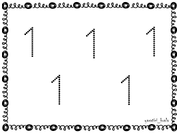 3 Yas Icin 1 Rakami Calismasi Matematik Faaliyetler Bebek Faaliyetleri