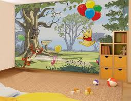 Winnie The Pooh Up And Away Wall Mural Wallpaper Photowall Home Decor Fototapet Valokuvatapetit Winnie The Pooh Nursery Nursery Mural Mural