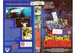 Don't Open Till Christmas (1984) VHS Video Cover Art