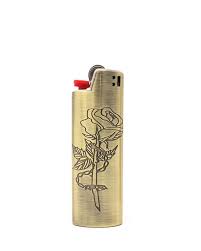 Chained Rose Standard Metal Lighter Case Strange Ways Metal Lighter Lighter Case Cool Lighters