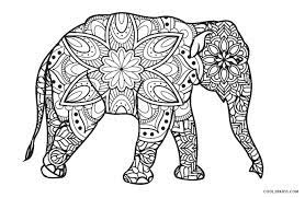 Coloring pages mandala animals ; Free Printable Elephant Coloring Pages For Kids