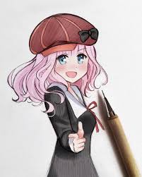 Quick Colored Sketch Love Detective Chika Fujiwara To Wish Everyone A Happy Valentines Day Uwu I Hope You Spend This With Your