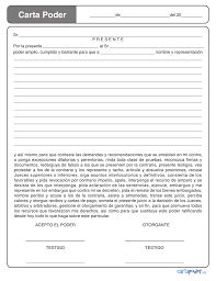 Check spelling or type a new query. Carta Poder Formato Para Llenar
