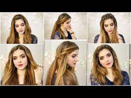 6 Easy Daily Hair Styles Elegant Open Hair Styles Long Hair Styles Winter Hair Styles Youtube Open Hairstyles Hair Styles Daily Hairstyles