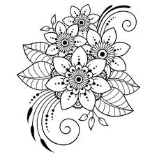Aprende a dibujar una siguiendo los pasos que describiremos en la presente guía. Patron De Flores Mehndi Para Dibujo Y Tatuaje De Henna Decoracion En Estilo Etnico Oriental Indio Doodle De Adorno Esquema Mano Dibujar Ilustracion Vectorial Vector Premium