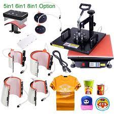 Thelashop 5in1 15x15 Inch Digital Heat Press Transfer Machine Kit Heat Press Machine Heat Press Transfers Press Machine