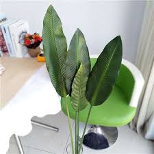 Check spelling or type a new query. 85 105cm Artificial Banana Leaf Plastic Tropical Plant Palm Tree Flower Arrangement Art Material For Home Wedding Photography Artificial Plants Aliexpress