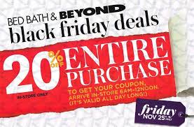 Bed Bath Beyond Black Friday Ad Scan 2016 Page 1 Bed Bath Beyond Will Open At 6 A M On Black Friday The 20 Off Coupon Is The Only Saving Grace And The