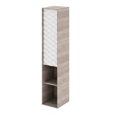 Colonne de salle de bains l 45 x h 173 x p 34 8 cm gris fonce remix leroy merlin. Colonne L 30 X H 154 X P 35 Cm Mineral Blanc Neo Frame Leroy Merlin