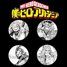 These manga are fully drawn in color unlike normal manga which occasionally have a few colored pages. My Hero Academia Buttons Manga Panels Pro Heroes Hawks Etsy