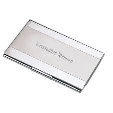 Custom business logo branded corporate business card case. Elegant Pocket Two Tone Personalized Business Card Holder
