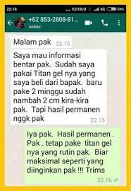 Titan gel original tiada stiker kod number untuk periksa ketulinan. Vitalitas Herbal On Twitter Testimoni Titan Gel Asli Titangel Titangelasli Titangelgold Titangelrusia Titangelusa Jualtitangel