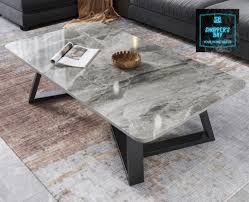 And there's no assembly required. Cerro Marble Stone Coffee Table Furniture Home Living Furniture Tables Sets On Carousell