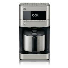 Braun Brew Sense 10 Cup Drip Coffee Maker With Thermal Carafe In Stainless Steel Walmart Com Drip Coffee Maker Coffee Maker Coffee