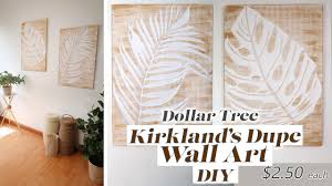 All you need is a spare frame from the thrift store, watercolor paints, and a design! Dollar Tree Diy Kirkland S Dupe Wall Art Boho Wall Decor Diy Youtube