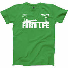 Details About Farm Life T Shirt Farmer Vegetarian Girl Southern Country Side Love Graphic Tee