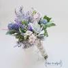 Faux lilac wedding flowers original bridal bouquet by amorebride. 3