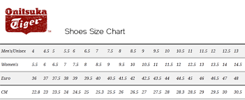 27 surprising onitsuka tiger shoe size chart