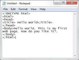 What Was The First Html Code You Wrote Helloworld Treplife Codewarz First Web Page Writing Coding