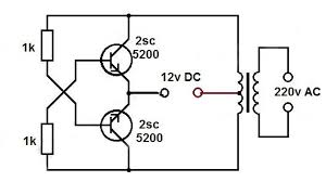 This Artical Shows How You Can Build A Dc To Ac Converter Wtih Single Transistor There A Electronic Schematics Electronic Circuit Projects Electronics Circuit