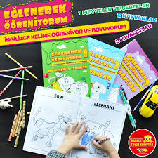 Ingilizce Kelimeler Ogreten Boyama Kitabi Antalyamigros Toyzz Shop Ta Boyama Kitaplari Kitap Ogretim
