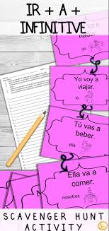 Ir A Infinitive Corre En Circulos Activity Teaching Spanish Learning Spanish Spanish Lesson Plans