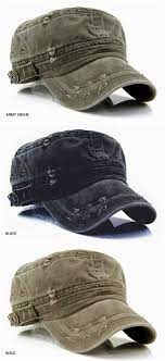 Vintage Washed Military Short Brim Hat Short Brim Hat Hats For Men Mens Fashion
