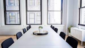 Modern Conference Room Zoom Background Templat Postermywall