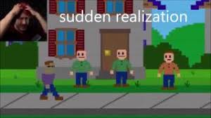 (purple guy grabs her as her and puppet walk out) purple guy: Fnaf Memes Markiplier Reacts To Purple Guy Golden Freddy Ending Sister Location Fnaf Song Youtube