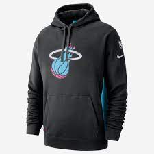 Nike miami heat youth black 2019/20 city edition club pullover hoodie. Nike Nba Miami Heat Courtside Hoodie City Edition