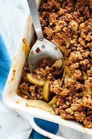 For peach cobbler oatmeal recipe, all you need is 1/2 cup flour, 1/2 tbsp salt, 1/2 cup baking soda, 1/2 cup baking powder, 1/2 cup butter, 1 tbsp sugar; Healthy Gluten Free Apple Crisp Cookie And Kate