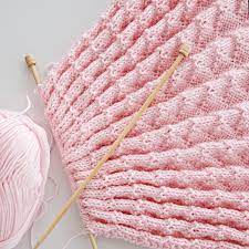 Most knitting patterns will show the yardage of yarn required to complete the blanket. Diamonds And Purls Baby Blanket Knitting Pattern Leelee Knits