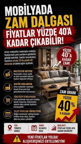 Mobilyada Yeni Zam Dalgası Kapıda: Ne Yapmalıyız?