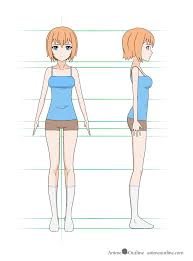 Free for commercial use no attribution required high quality images. How To Draw Anime Girl Body Step By Step Tutorial Animeoutline
