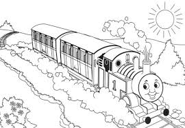 Thomas train clipart black and white. Free Thomas Train Coloring Pages Printable