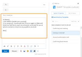 Outlook 2013 templates can include formatting, images, signatures, and attachments. Smart Template Email Writing Add In For Outlook